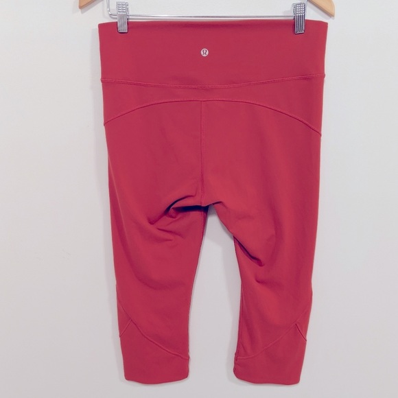 Lululemon In Movement Crop *Everlux 19" Vintage Rose 12 - Picture 12 of 16